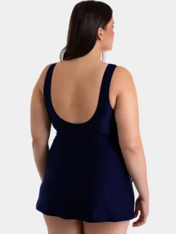 Kostium kąpielowy Donna P-5 (31) granatowo-zielono-żółty