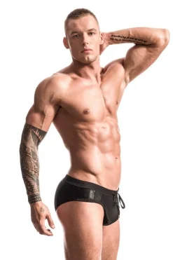 Kąpielówki Aero Black (kieszonka Push-up)